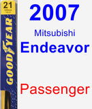 Passenger Wiper Blade for 2007 Mitsubishi Endeavor - Premium