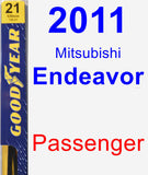 Passenger Wiper Blade for 2011 Mitsubishi Endeavor - Premium