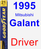 Driver Wiper Blade for 1995 Mitsubishi Galant - Premium