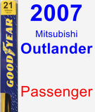Passenger Wiper Blade for 2007 Mitsubishi Outlander - Premium
