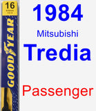 Passenger Wiper Blade for 1984 Mitsubishi Tredia - Premium