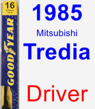 Driver Wiper Blade for 1985 Mitsubishi Tredia - Premium