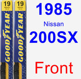 Front Wiper Blade Pack for 1985 Nissan 200SX - Premium