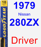 Driver Wiper Blade for 1979 Nissan 280ZX - Premium