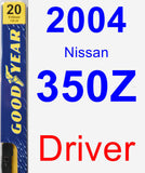 Driver Wiper Blade for 2004 Nissan 350Z - Premium