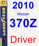 Driver Wiper Blade for 2010 Nissan 370Z - Premium