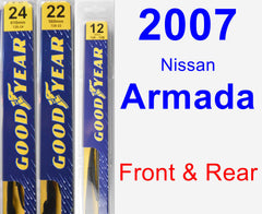 2007 Nissan Armada Wiper Blade by Goodyear Premium