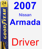 Driver Wiper Blade for 2007 Nissan Armada - Premium