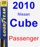 Passenger Wiper Blade for 2010 Nissan Cube - Premium