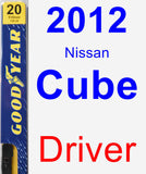 Driver Wiper Blade for 2012 Nissan Cube - Premium