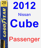 Passenger Wiper Blade for 2012 Nissan Cube - Premium