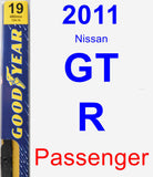 Passenger Wiper Blade for 2011 Nissan GT-R - Premium