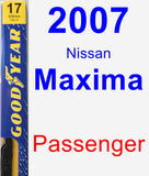 Passenger Wiper Blade for 2007 Nissan Maxima - Premium