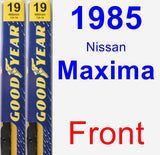 Front Wiper Blade Pack for 1985 Nissan Maxima - Premium