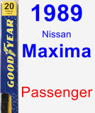 Passenger Wiper Blade for 1989 Nissan Maxima - Premium