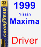 Driver Wiper Blade for 1999 Nissan Maxima - Premium