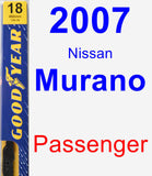 Passenger Wiper Blade for 2007 Nissan Murano - Premium