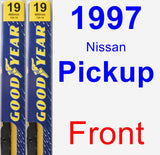 Front Wiper Blade Pack for 1997 Nissan Pickup - Premium