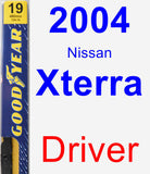 Driver Wiper Blade for 2004 Nissan Xterra - Premium