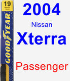 Passenger Wiper Blade for 2004 Nissan Xterra - Premium