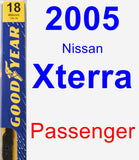 Passenger Wiper Blade for 2005 Nissan Xterra - Premium