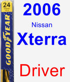 Driver Wiper Blade for 2006 Nissan Xterra - Premium