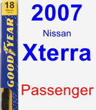 Passenger Wiper Blade for 2007 Nissan Xterra - Premium