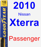 Passenger Wiper Blade for 2010 Nissan Xterra - Premium