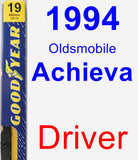 Driver Wiper Blade for 1994 Oldsmobile Achieva - Premium