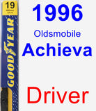 Driver Wiper Blade for 1996 Oldsmobile Achieva - Premium