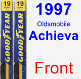 Front Wiper Blade Pack for 1997 Oldsmobile Achieva - Premium