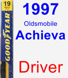 Driver Wiper Blade for 1997 Oldsmobile Achieva - Premium