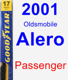 Passenger Wiper Blade for 2001 Oldsmobile Alero - Premium