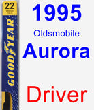 Driver Wiper Blade for 1995 Oldsmobile Aurora - Premium