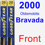 Front Wiper Blade Pack for 2000 Oldsmobile Bravada - Premium