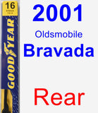 Rear Wiper Blade for 2001 Oldsmobile Bravada - Premium