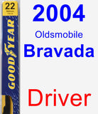 Driver Wiper Blade for 2004 Oldsmobile Bravada - Premium