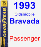 Passenger Wiper Blade for 1993 Oldsmobile Bravada - Premium