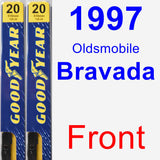 Front Wiper Blade Pack for 1997 Oldsmobile Bravada - Premium