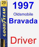 Driver Wiper Blade for 1997 Oldsmobile Bravada - Premium