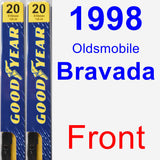 Front Wiper Blade Pack for 1998 Oldsmobile Bravada - Premium