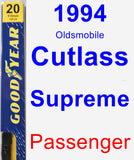 Passenger Wiper Blade for 1994 Oldsmobile Cutlass Supreme - Premium