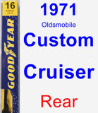 Rear Wiper Blade for 1971 Oldsmobile Custom Cruiser - Premium