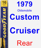 Rear Wiper Blade for 1979 Oldsmobile Custom Cruiser - Premium