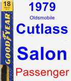 Passenger Wiper Blade for 1979 Oldsmobile Cutlass Salon - Premium