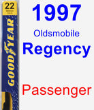 Passenger Wiper Blade for 1997 Oldsmobile Regency - Premium