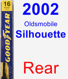 Rear Wiper Blade for 2002 Oldsmobile Silhouette - Premium