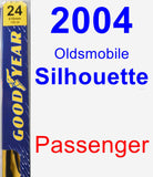 Passenger Wiper Blade for 2004 Oldsmobile Silhouette - Premium