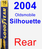 Rear Wiper Blade for 2004 Oldsmobile Silhouette - Premium