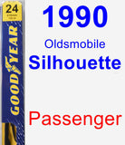 Passenger Wiper Blade for 1990 Oldsmobile Silhouette - Premium